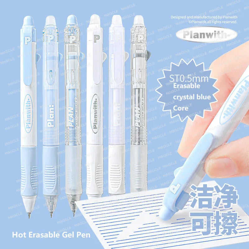 Planwith 3PCS/set Erasable Gel Pen